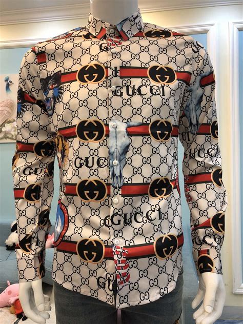 gucci men's shirt|real gucci shirts for men.